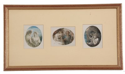 Lot 621 - Samuel Shelley OWS (British,1750-1808), three...