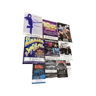 Lot 206 - A mixed lot of rock'n'roll tour posters, to...