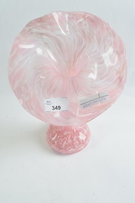 Lot 349 - Glass jack in the pulpit vase with a coloured...
