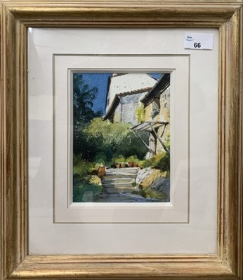 Lot 66 - Jeremy Barlow ROI (British,1945-2020), 'Patio...