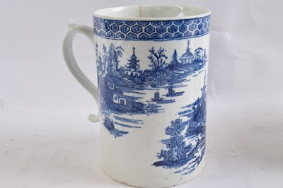 Lot 482 - Lowestoft Porcelain Tankard c.1780