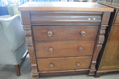 Lot 524 - Victorian mahogany veneered Scotch style four...