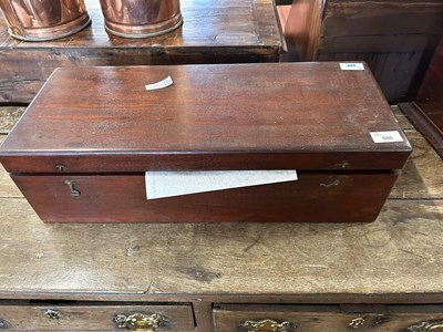 Lot 550 - Unusual hardwood cased antique calorimeter or...