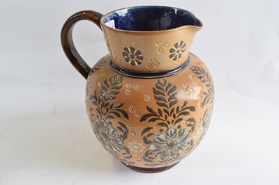 Lot 395 - A large late 19th Century Doulton stone ware...