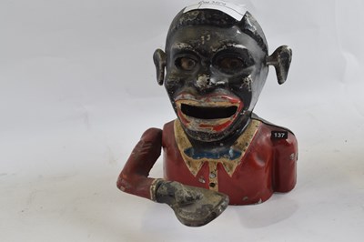 Lot 397 - A early 20th Century novelty money box