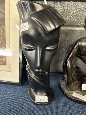 Lot 410 - Pottery vase in Art Deco style