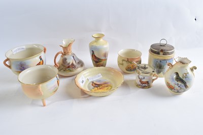 Lot 489 - A quantity of Worcester (Locke & Co) vases,...