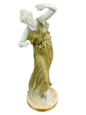 Lot 347 - A Royal Worcester Hadley type figure of a...