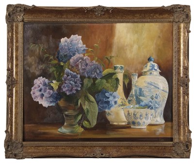 Lot 15 - British School, 20th century, Still life with...
