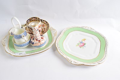 Lot 447 - Group of English porcelain wares including...