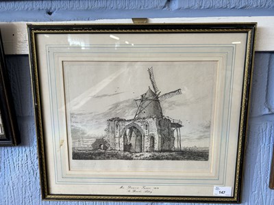 Lot 147 - Mrs Dawson Turner, 1813, St Benets Abbey,...