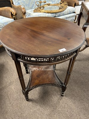 Lot 587 - A Chippendale style circular top occasional...