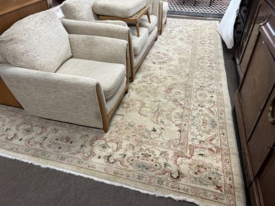 Lot 621 - An Afghan Chewbi Ziegler carpet, 432cm x 310cm,...