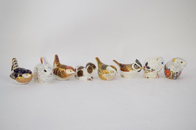 Lot 103 - Group of Royal Crown Derby paperweights...