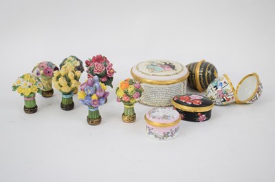 Lot 107 - Quantity of Halcyon Days enamel boxes and...