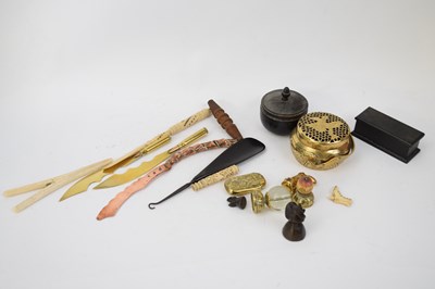 Lot 154 - Quantity of flat wares including two trench...
