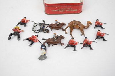 Lot 170 - Small tin box containing quantity of lead...