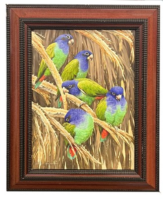 Lot 35 - David Ord Kerr (British, b.1951), 'Blue Headed...