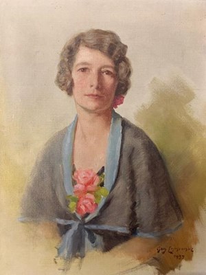 Lot 16 - Guy Lipscombe (British,1881-1952), portrait of...