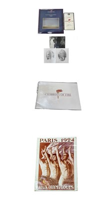 Lot 220 - A mixed lot of Chariots of Fire memorabilia...