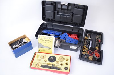 Lot 200 - Quantity of Meccano gears and motor