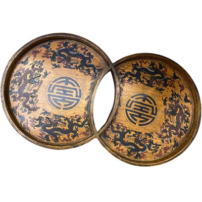 Lot 325 - Chinese Lacquer Tray