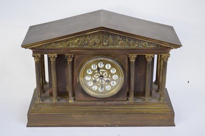 Lot 233 - Unusual late 19th/early 20th century mantel...