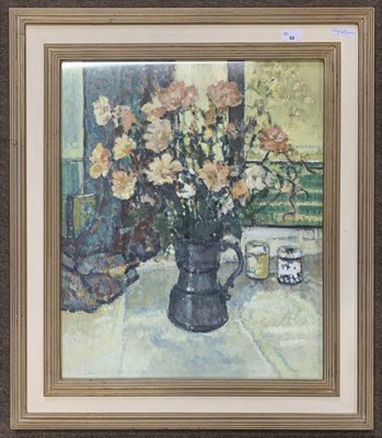 Lot 53 - R. Carruthers (British, contemporary)."Flowers...
