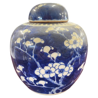 Lot 301 - Chinese porcelain ginger jar and cover, the...