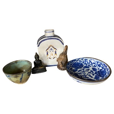 Lot 311 - Group of Oriental porcelain wares including a...