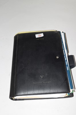 Lot 394 - Black folder marked 'Ted Lowe' containing...