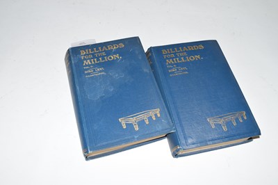 Lot 405 - LEVI RISO: BILLIARDS FOR THE MILLION, 2...