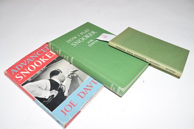 Lot 422 - JOE DAVIS: IMPROVE YOUR SNOOKER with a...