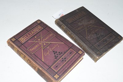 Lot 426 - CAPT RAWDON CRAWLEY: BILLIARDS, ITS THEORY AND...