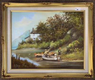 Lot 84 - Les Parson (British, 20th century), children...