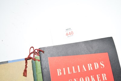 Lot 440 - BURROUGHES & WATTS LTD: BILLIARDS AND SNOOKER...