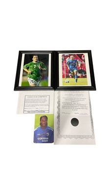 Lot 262 - A selection of football interest photographs,...