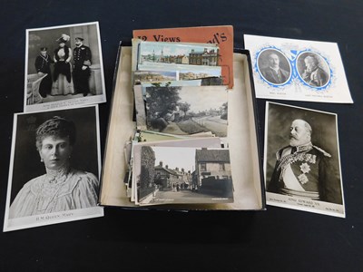 Lot 347 - Box - 150 plus topographical picture postcards...