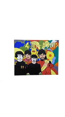 Lot 207 - A very large, unsigned Beatles-inspired...