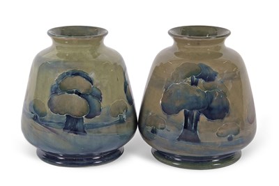 Lot 70 - A good pair of Moorcroft vases in the...