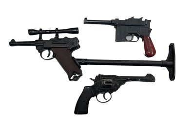 Lot 53 - A pair of 1960s replica pistols from MAN FROM...