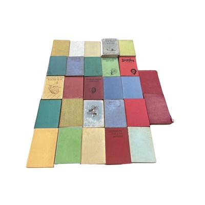 Lot 10 - A large collection of Biggles hardbound books,...