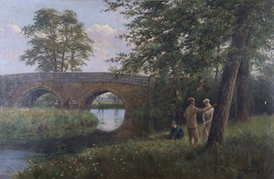Lot 628 - Charles Harmony Harrison (British, 1842-1902),...