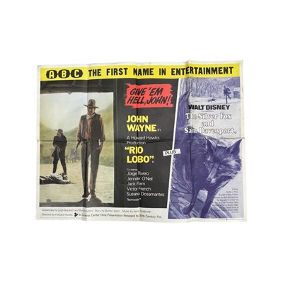 Lot 100 - Rio Lobo (1970) / Walt Disney's The Silver Fox...