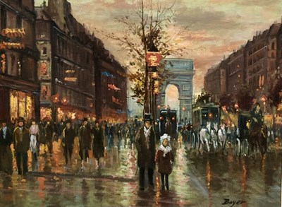 Lot 8 - Jean Boyer (French, 20th Century), View of Arc...