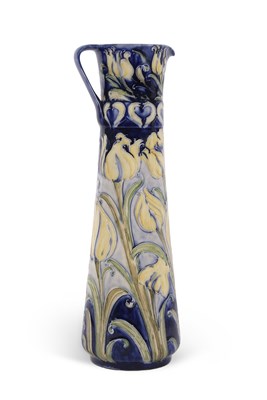 Lot 71 - A Florian ware ewer with tube lined design of...