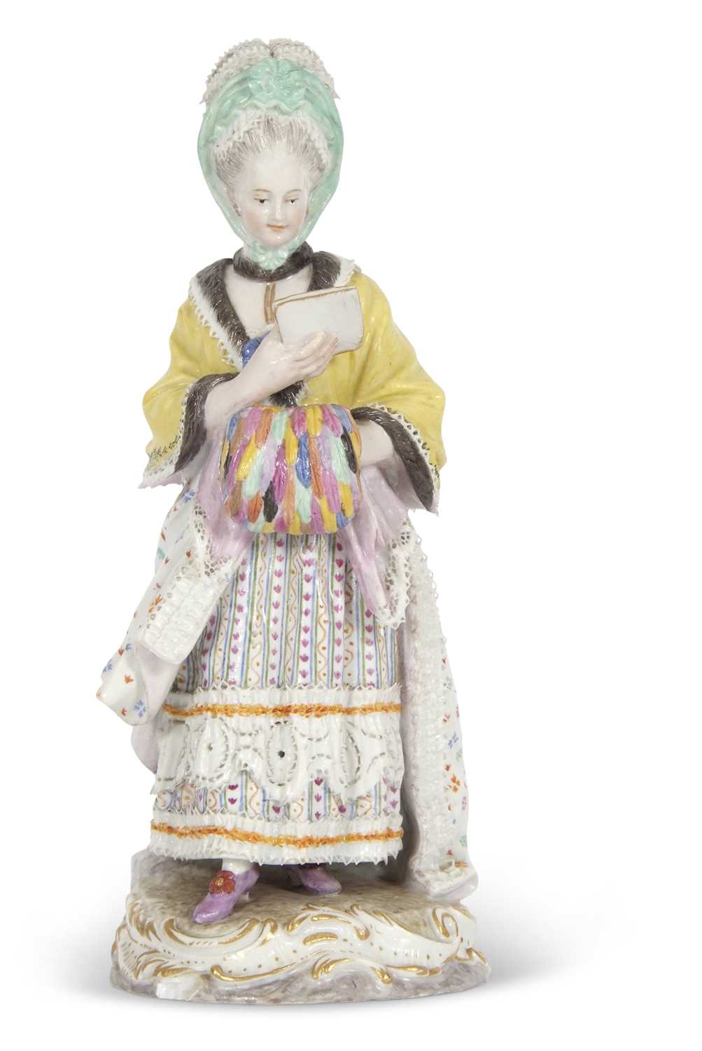 Lot 32 - A 19th Century Meissen figure of the Race...