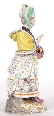 Lot 32 - A 19th Century Meissen figure of the Race...