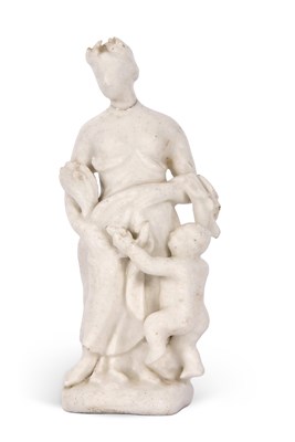 Lot 109 - Rare Longton Hall Snowman type figure of Ceres,...
