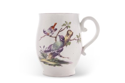 Lot 122 - A small Derby porcelain mug bell shape with...